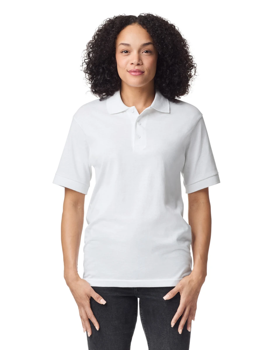 DryBlend® Gildan Adult Polo 8800/White