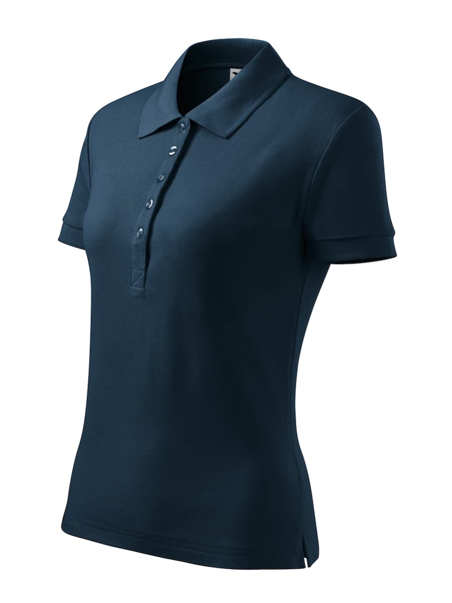 Damskie Polo Malfini Cotton Heavy 216 (Granatowy)