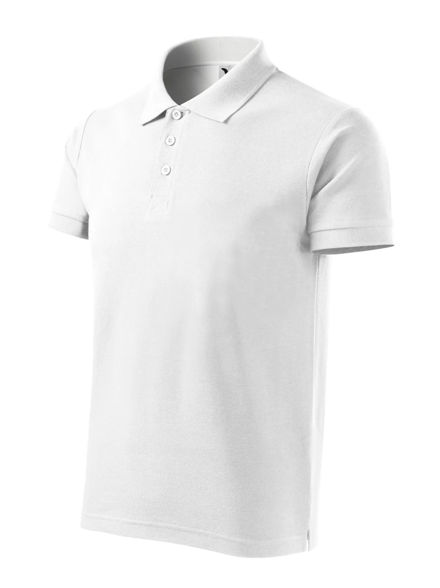 Męskie Polo Malfini Cotton Heavy 215 (Biały)