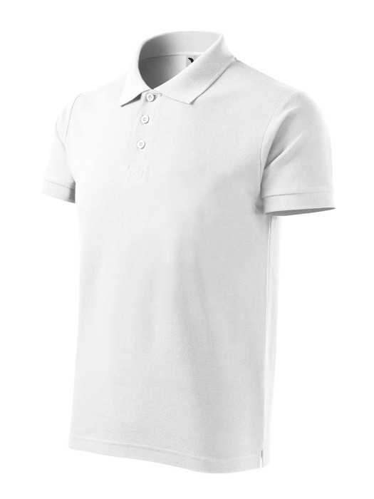 Męskie Polo Malfini Cotton Heavy 215 (Biały)