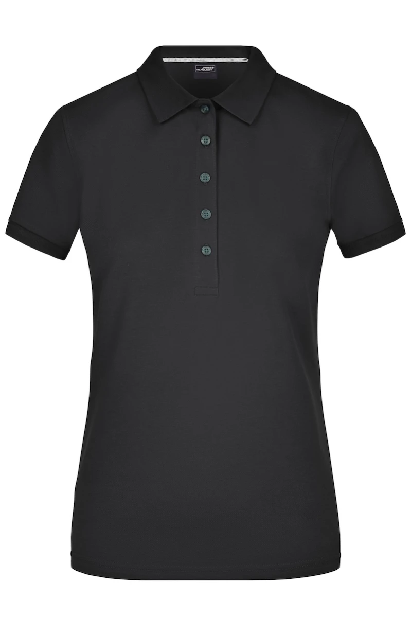 Ladies Pima Polo JN707/Black