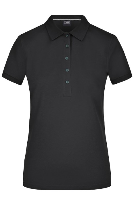 Ladies Pima Polo JN707/Black