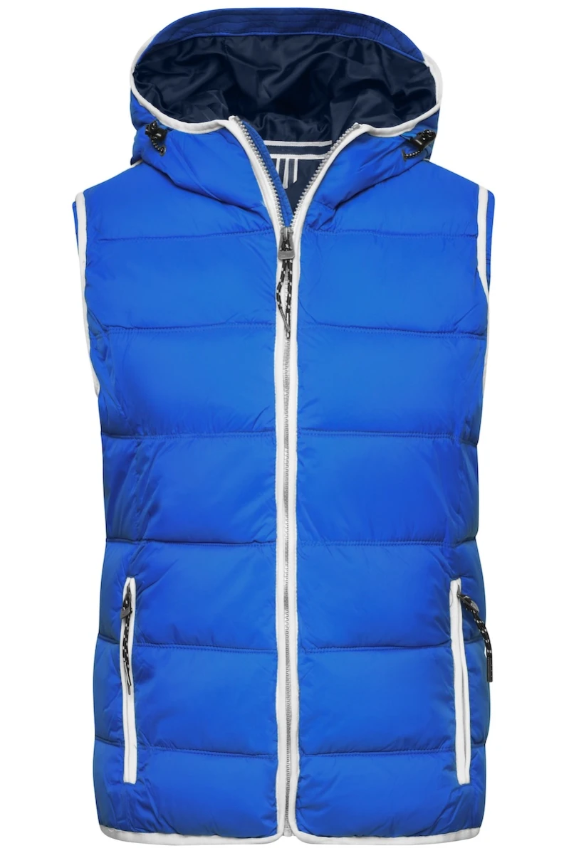 Damski bezrękawnik Maritime Vest JN1075 Nautic Blue/White