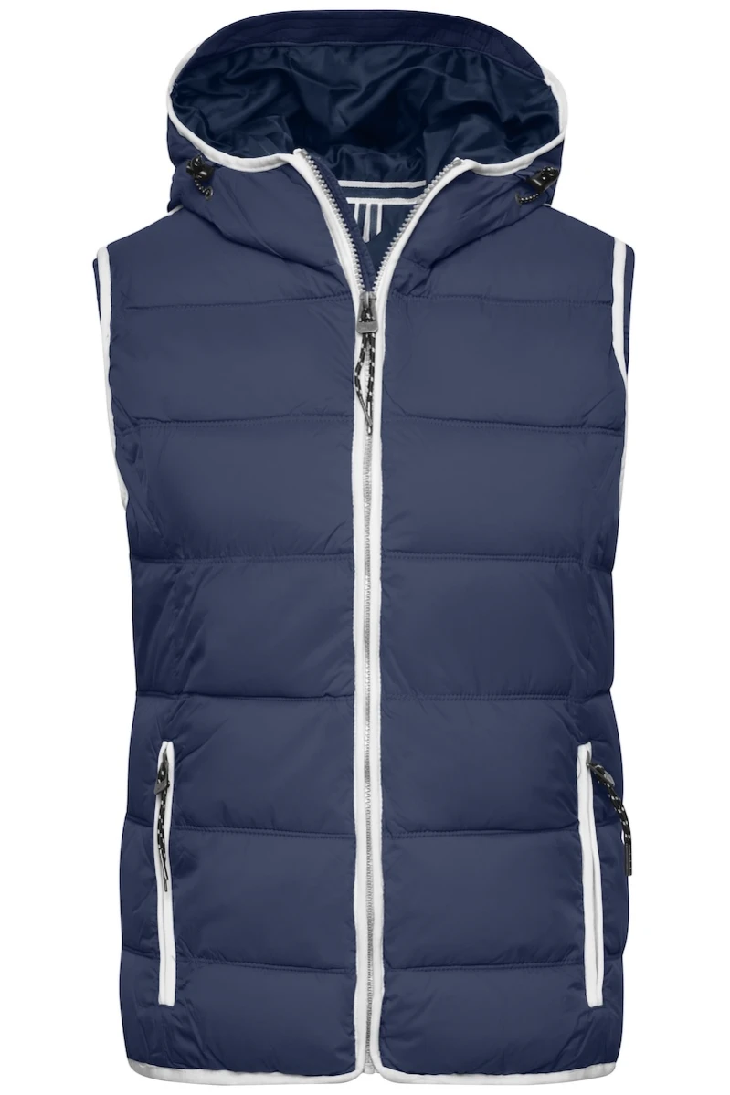 Damski bezrękawnik Maritime Vest JN1075 Navy/White