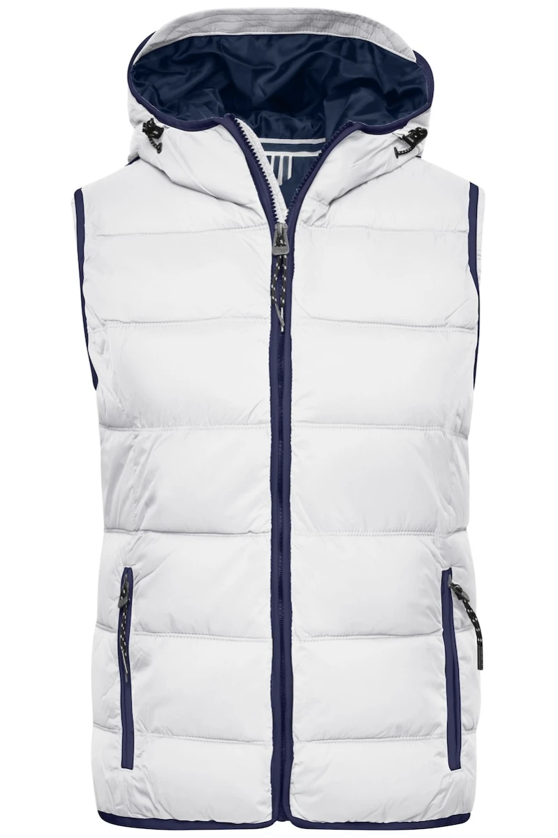 Damski bezrękawnik Maritime Vest JN1075 White/Navy