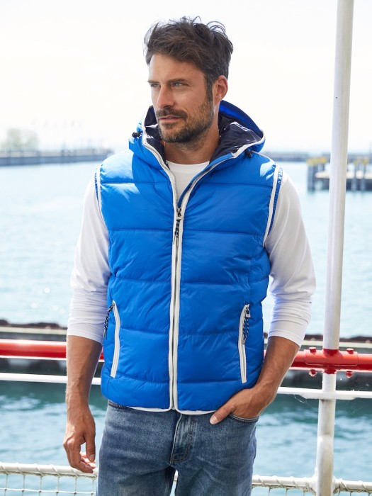 Męski bezrękawnik z kapturem Maritime JN1076