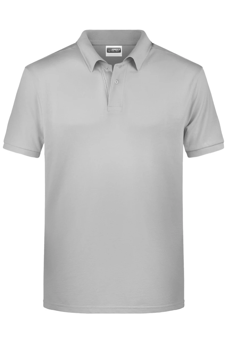 Męska koszulka Polo Basic 8010 Soft Grey