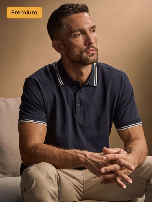 Koszulka Polo Tee Jays Luxury Stripe 1407