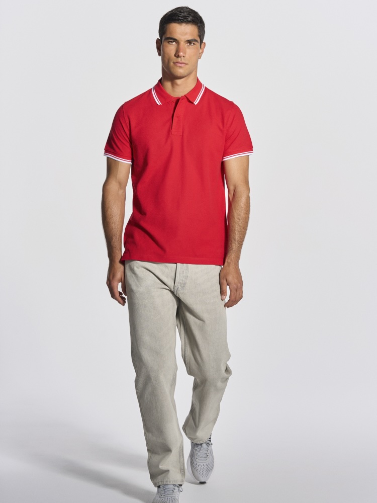 Koszulka Polo JHK Contrast PORA210
