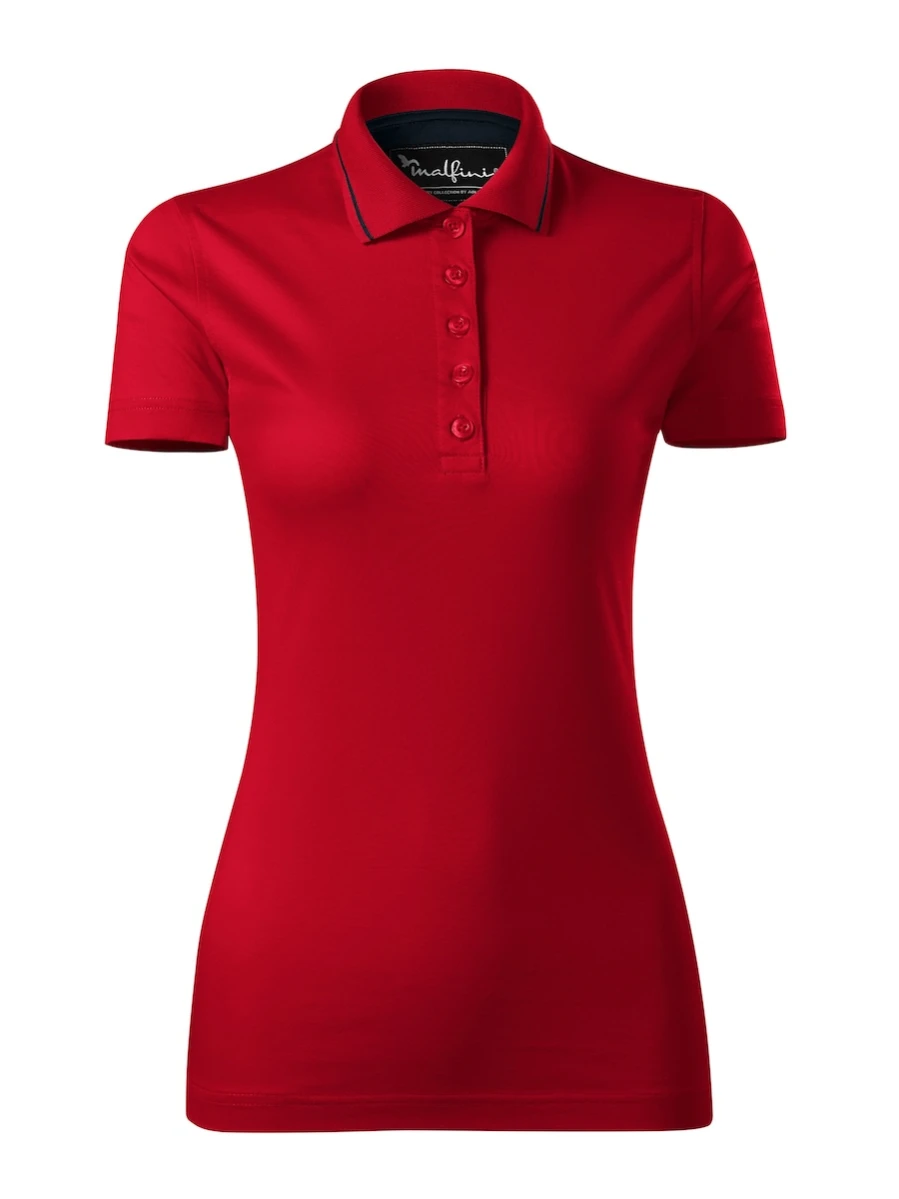 Damska koszulka Polo Malfini Grand 269 Formula Red