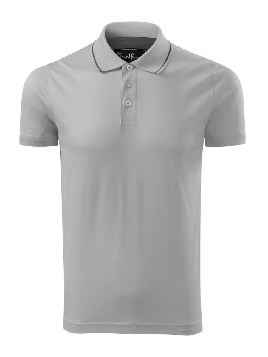 Męska koszulka Polo Malfini Grand 259 Silver Gray