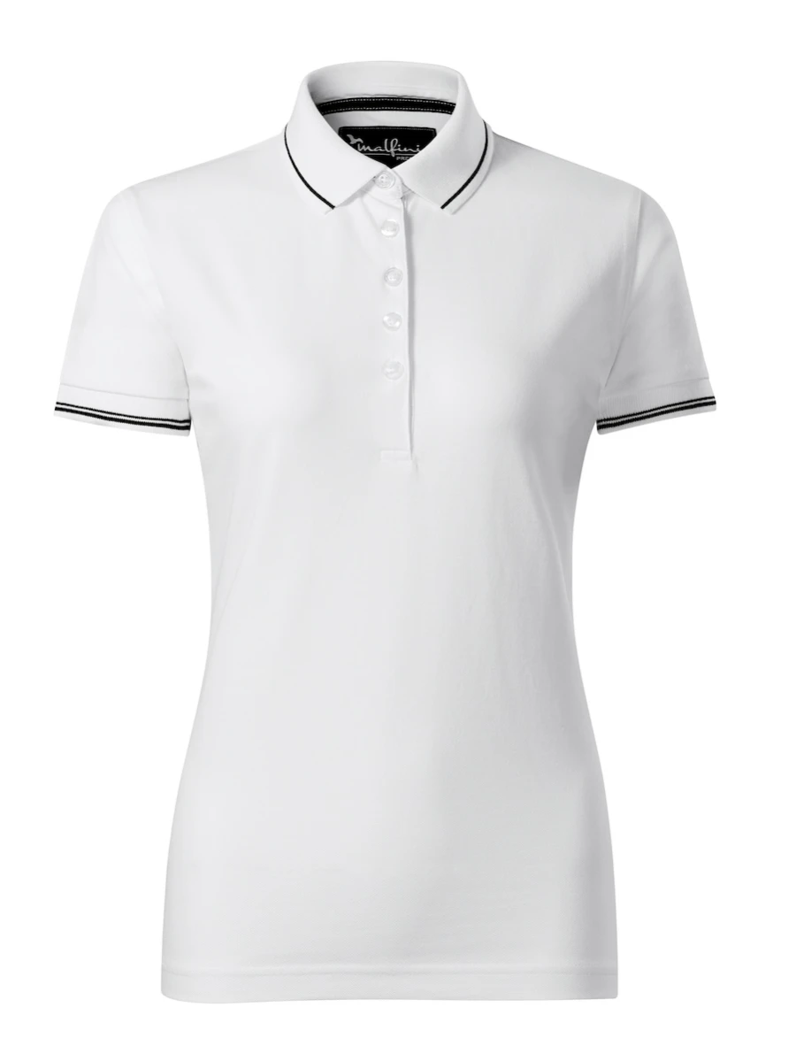 Damskie Polo Malfini Perfection Plain 253 Biały