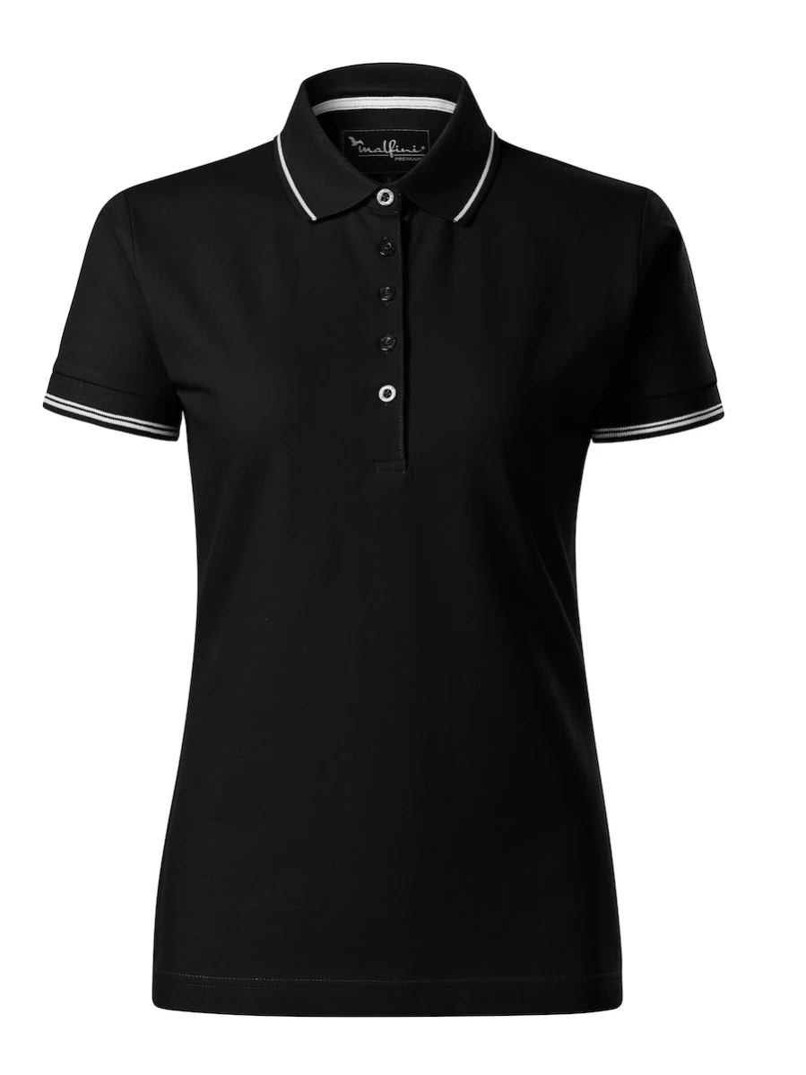 Damskie Polo Malfini Perfection Plain 253 Czarny