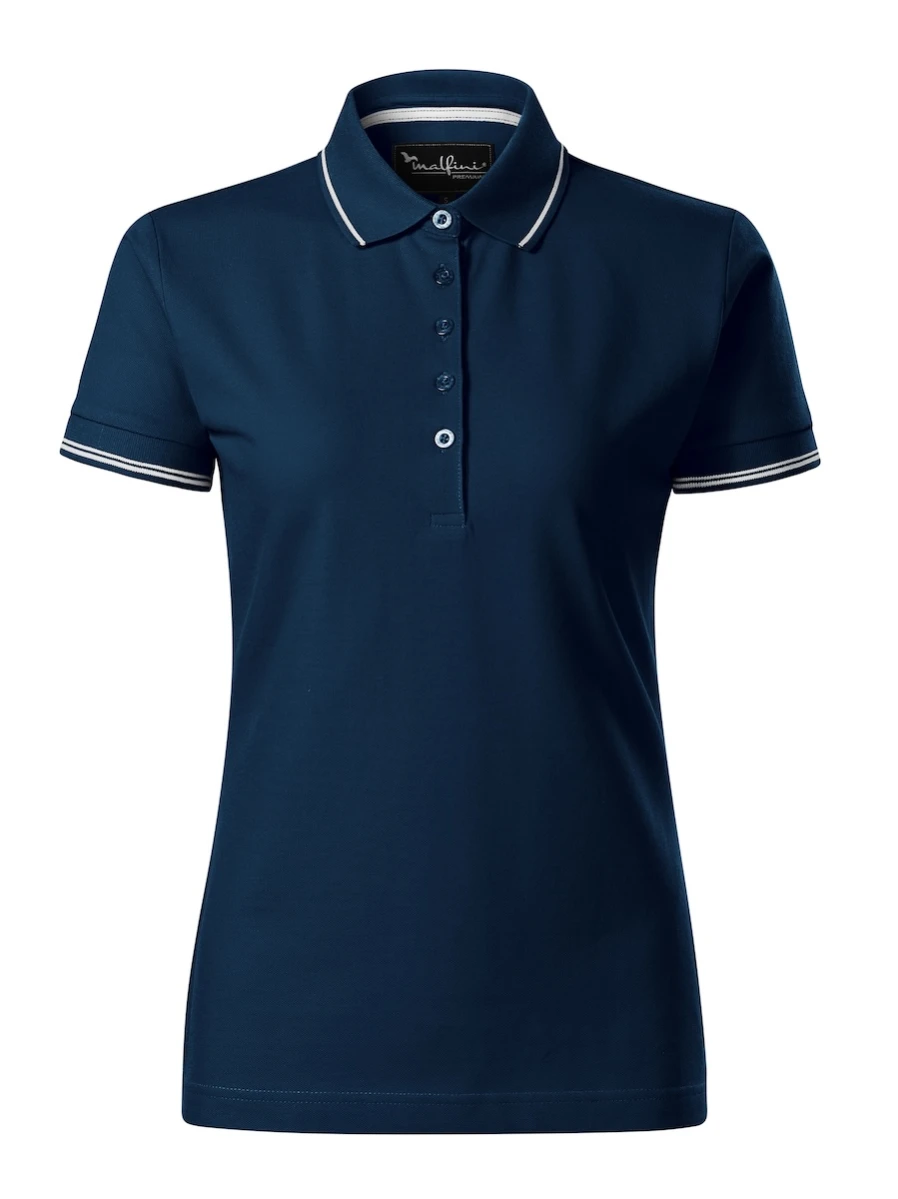 Damskie Polo Malfini Perfection Plain 253 Granatowy