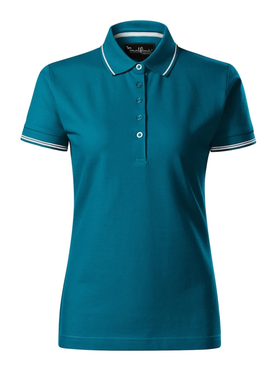 Damskie Polo Malfini Perfection Plain 253 Petrol Blue