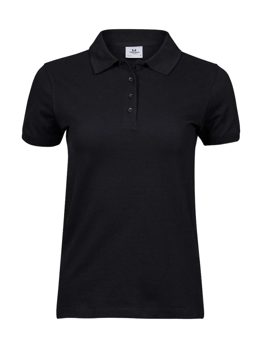 Damskie polo Tee Jays Heavy Pique 1401 Black
