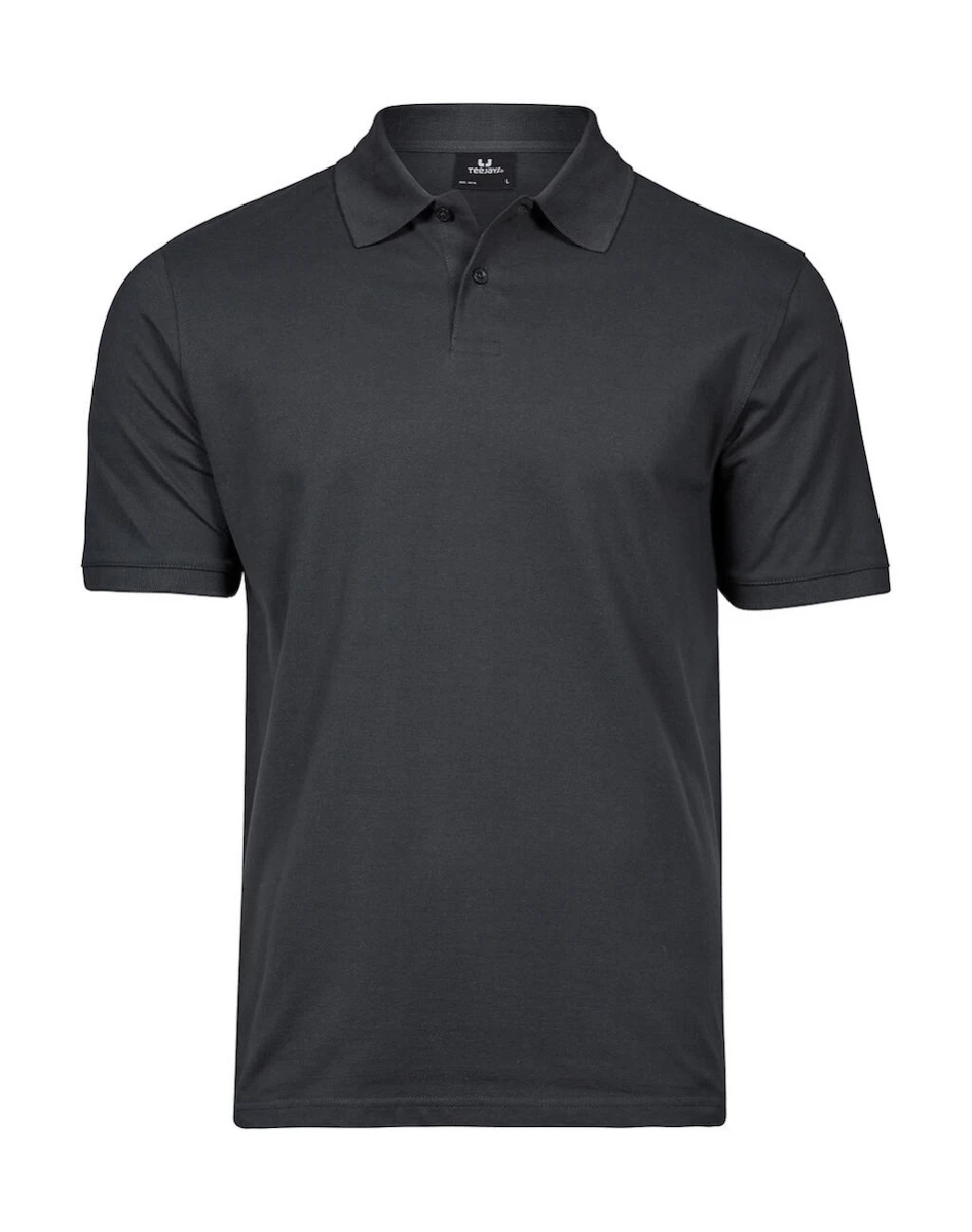 Męskie Polo Tee Jays Heavy Pique 1400 Dark Grey
