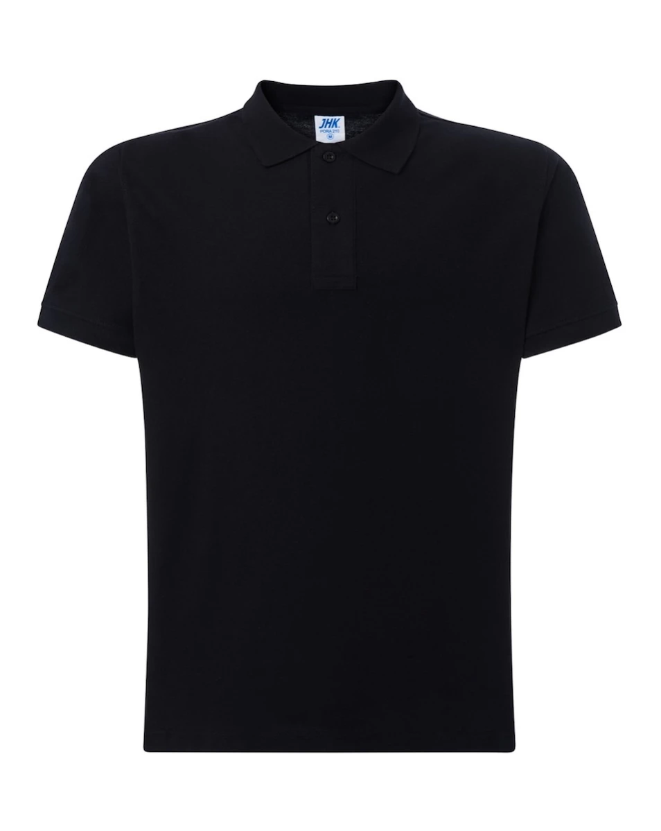 Męska koszulka Polo Pora 240 Black