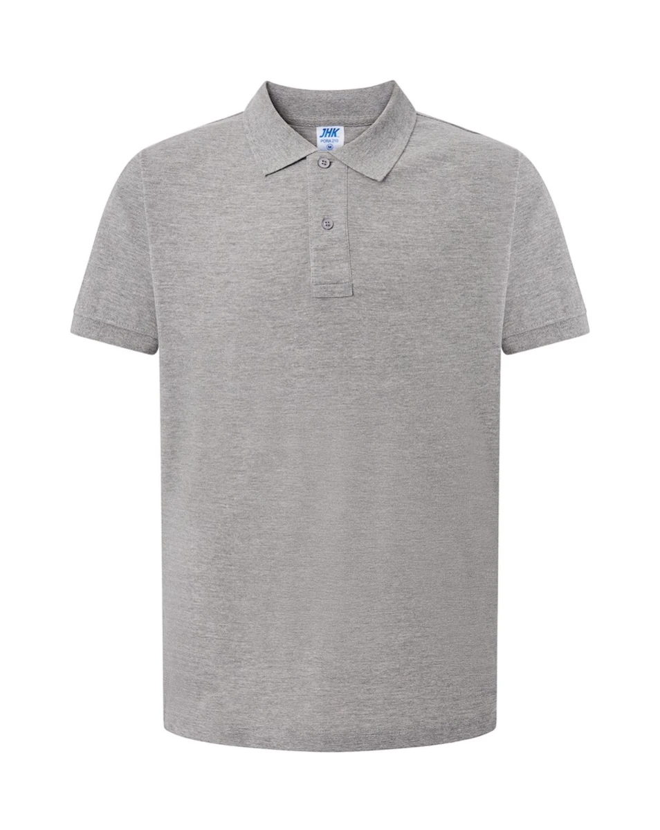 Męska koszulka Polo Pora 240 Grey Melange