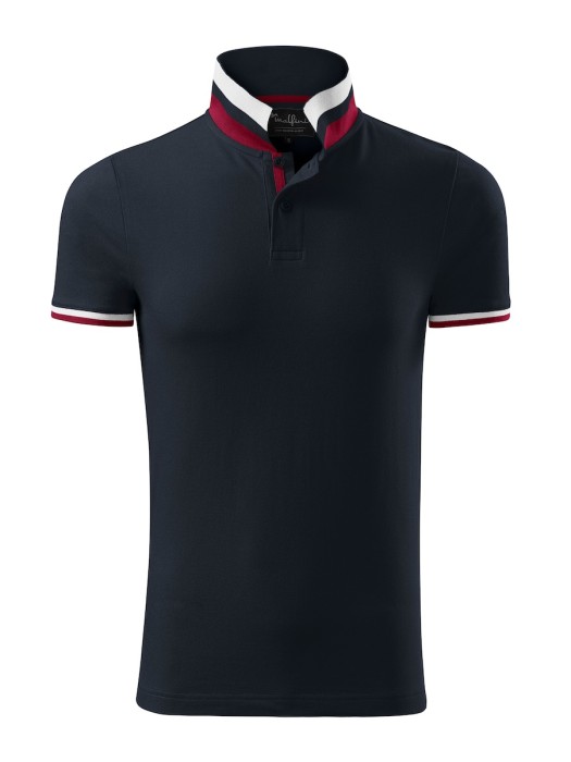 Męska koszulka Polo Malfini Collar Up 256 (Dark Navy)