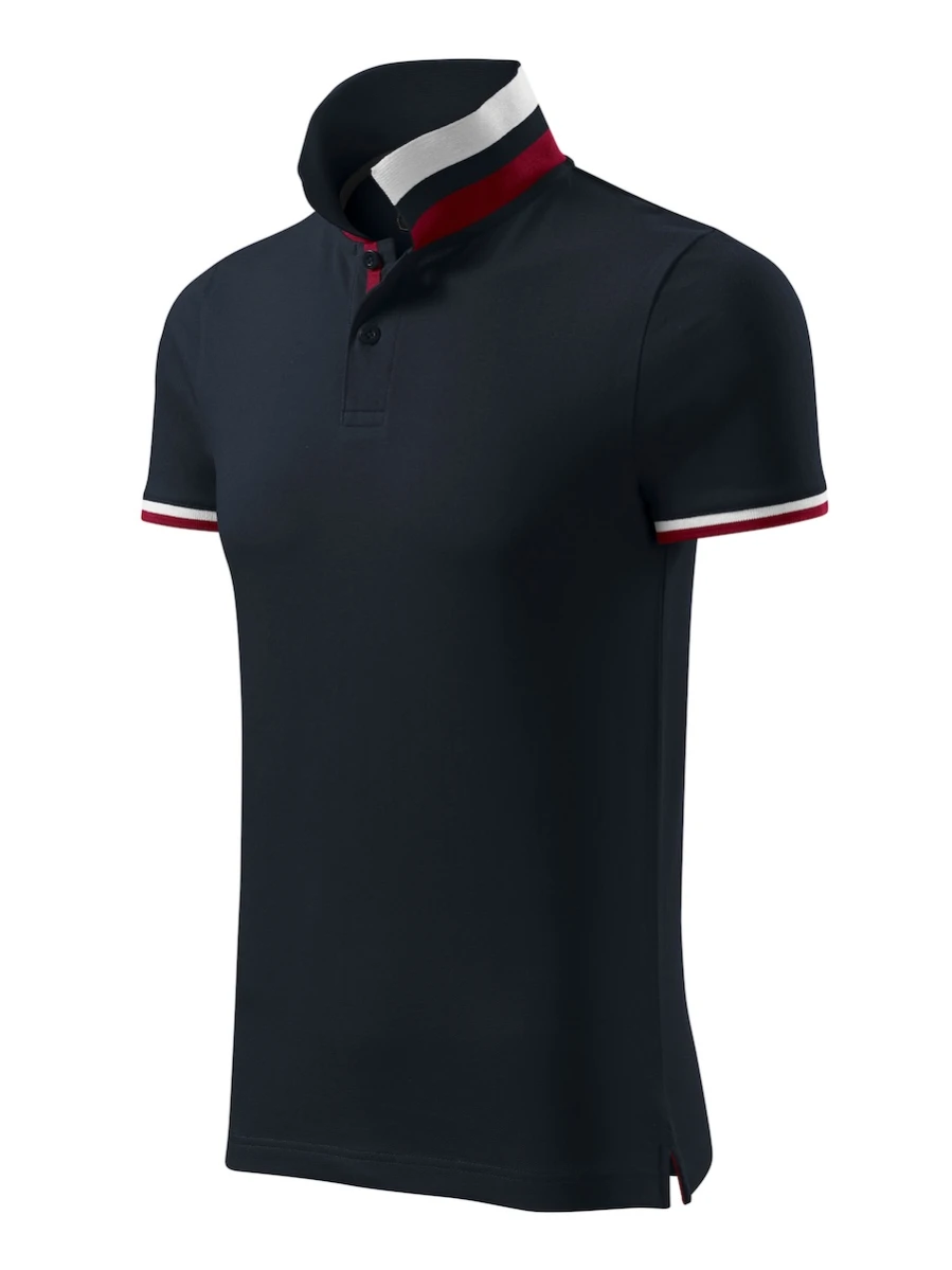 Męska koszulka Polo Malfini Collar Up 256 (Dark Navy)