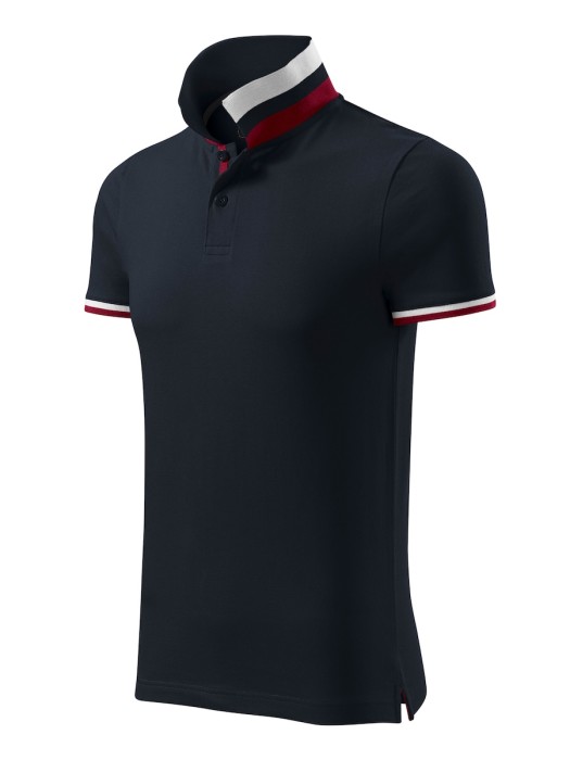 Męska koszulka Polo Malfini Collar Up 256 (Dark Navy)