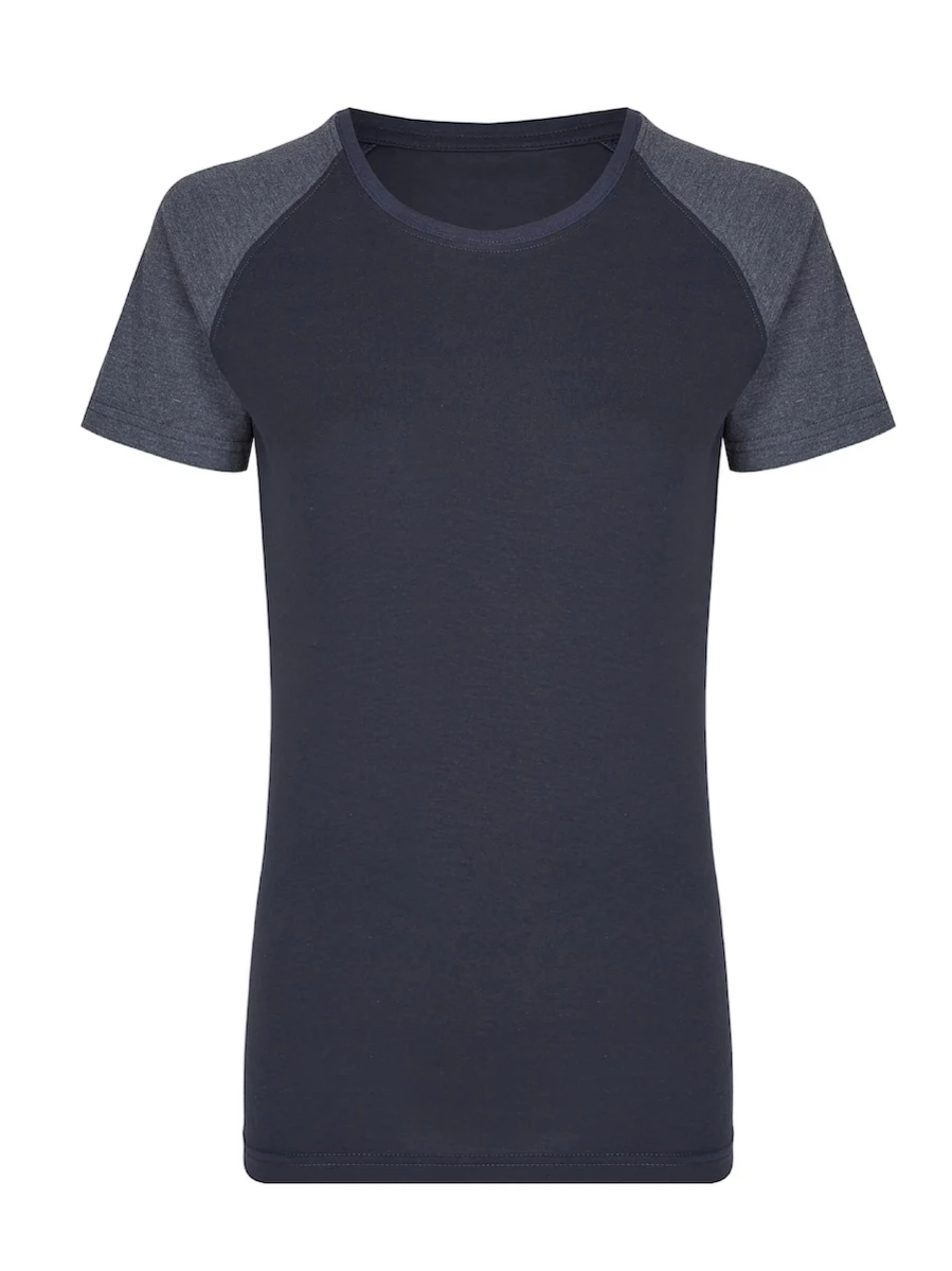 Damska koszulka My Mate MY120 Navy/Heather Navy