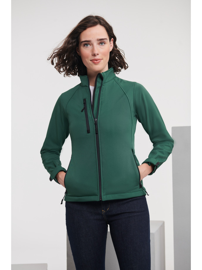 Damski Softshell Russell R-140F-0 Bottle Green