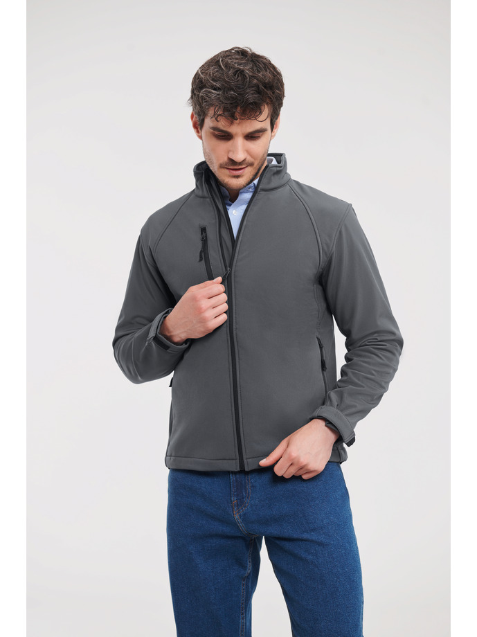 Męski Softshell Russell R-140M-0 Titanium