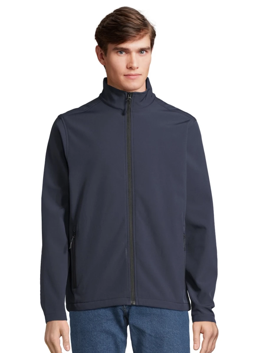 Męski Softshell Sols Race 01195 French Navy