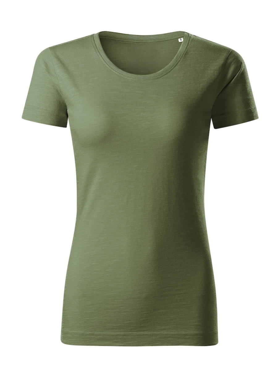 Damska koszulka Malfini Native (GOTS) 174 Khaki
