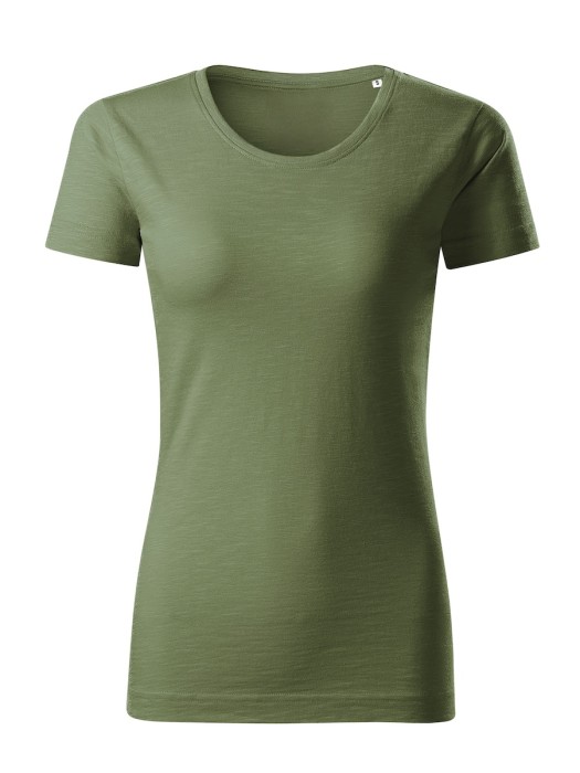 Damska koszulka Malfini Native (GOTS) 174 Khaki