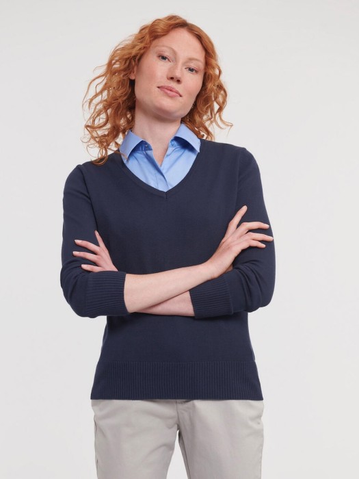 Sweter damski Russell v-neck R-710F-0