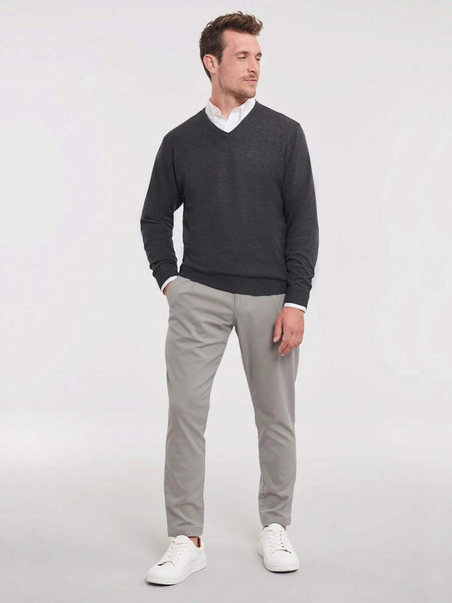 Sweter męski Russell v-neck R-710M-0