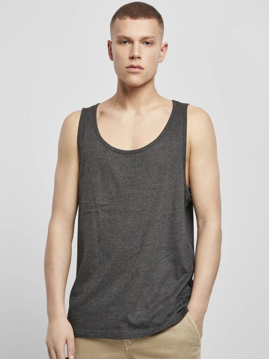 Męski Top Jersey Big Tank BY003 Charcoal