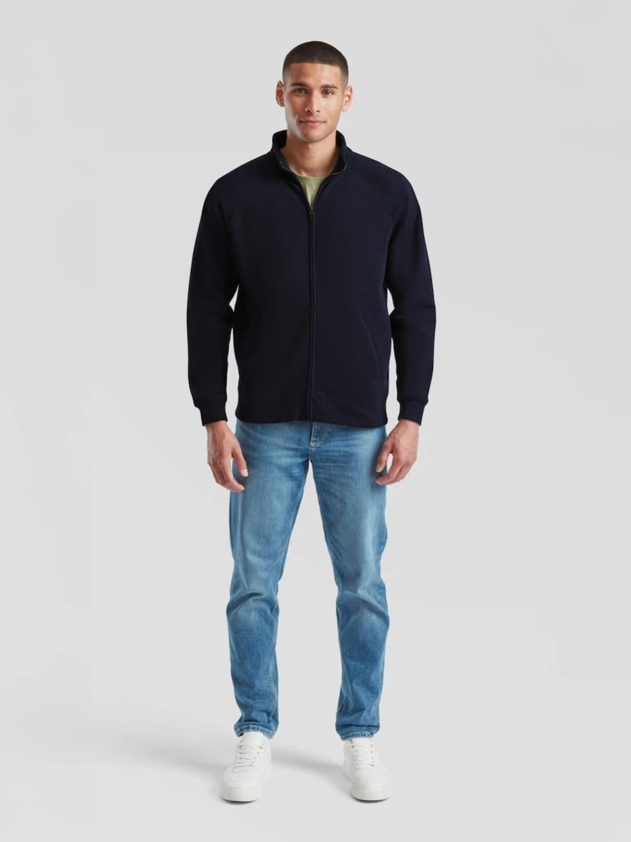 Bluza na zamek Premium 62-228-0