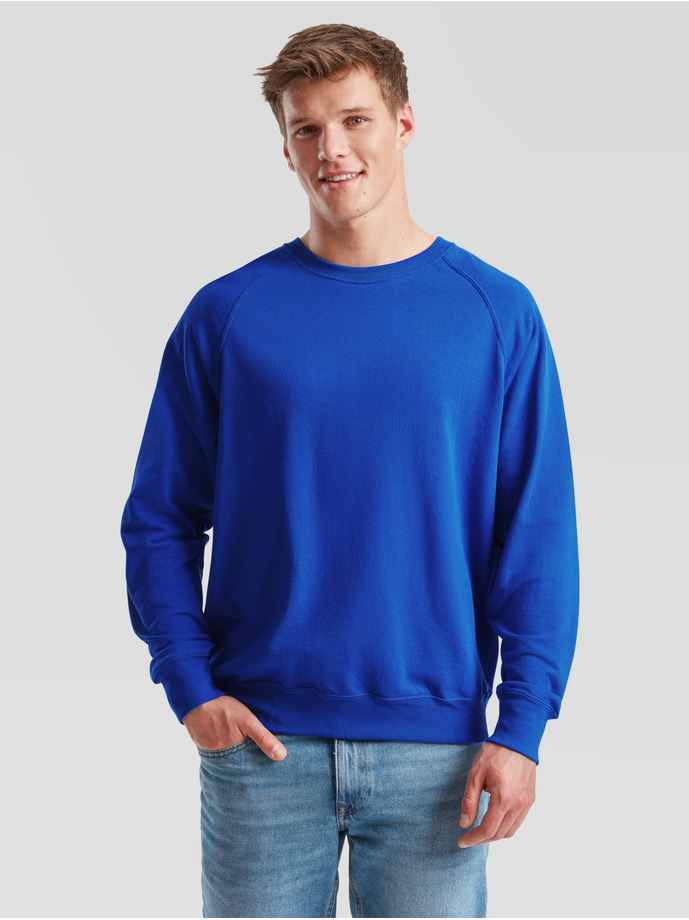 Lekka bluza raglanowa 62-138-0 Royal Blue