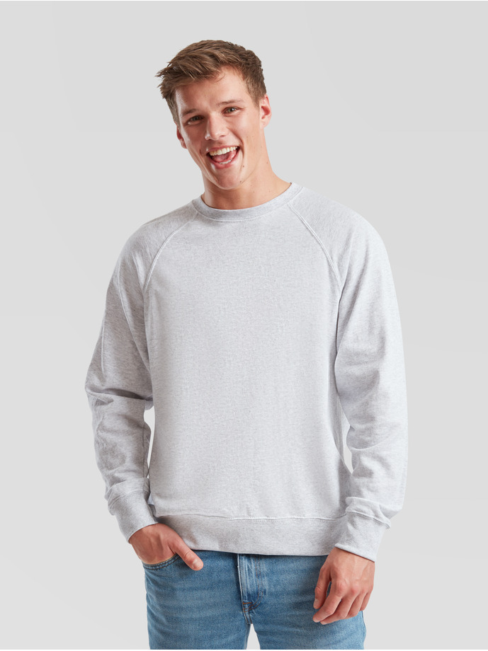 Lekka bluza raglanowa 62-138-0 Heather Grey