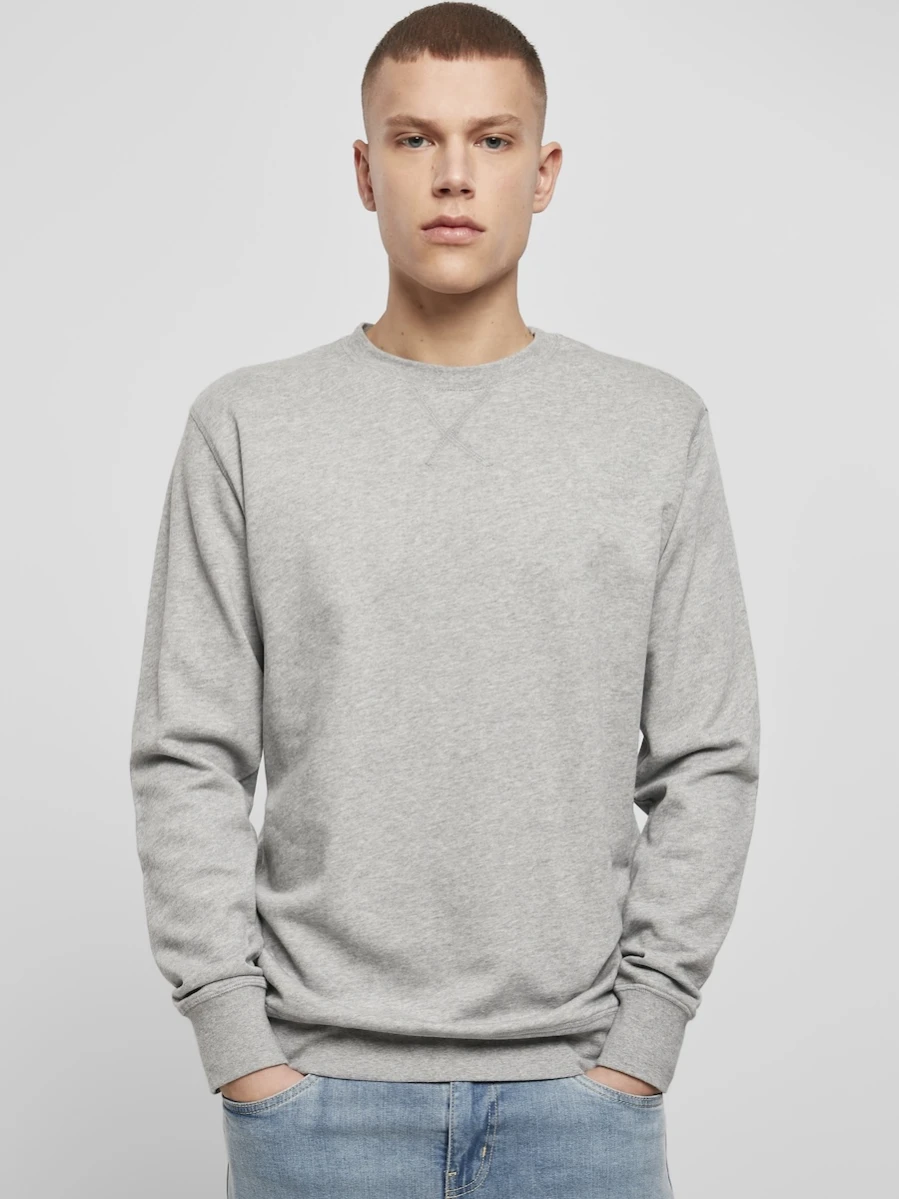Bluza Light Crew Sweatshirt BY010 Heather Grey