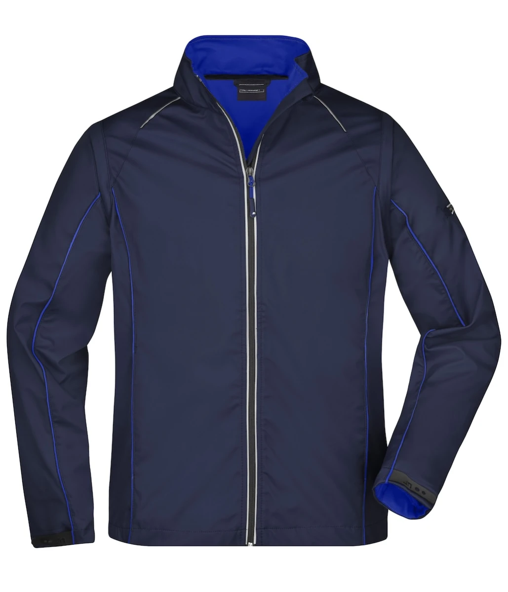 Softshell Daiber z odpinanymi rękawami JN1122 (Navy/Royal)