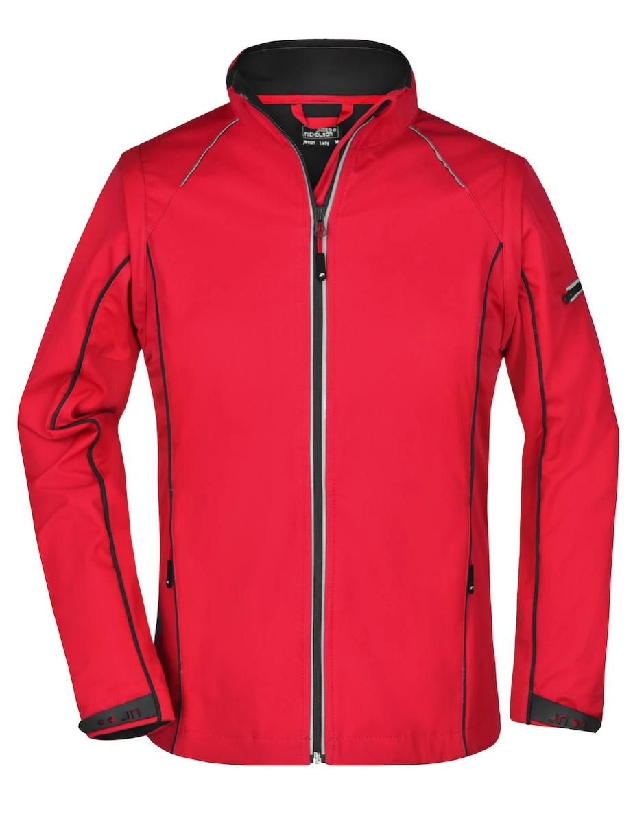 Softshell z odpinanymi rękawami Daiber JN1121 (Red/Black)