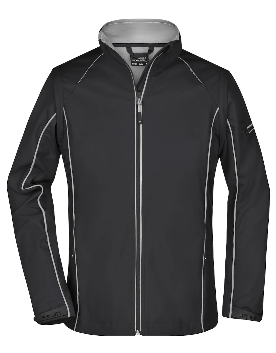 Softshell z odpinanymi rękawami Daiber JN1121 (Black/Silver)