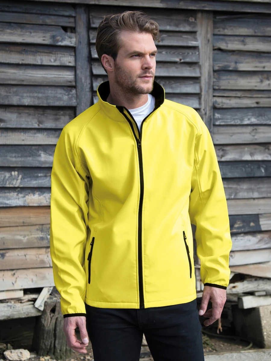 Męski Softshell Result Printable R231M