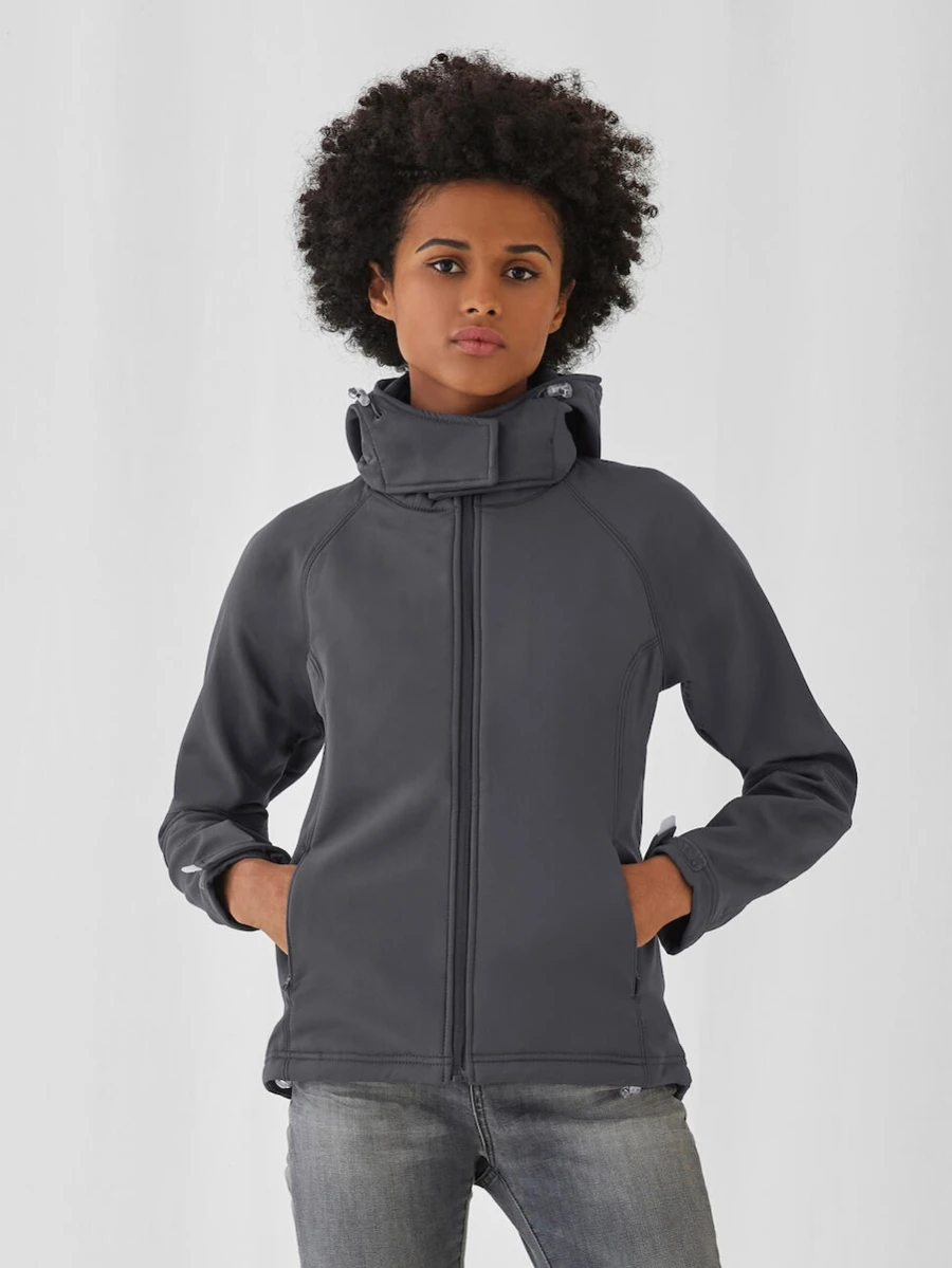 Softshell BC z odpinanym kapturem JW937