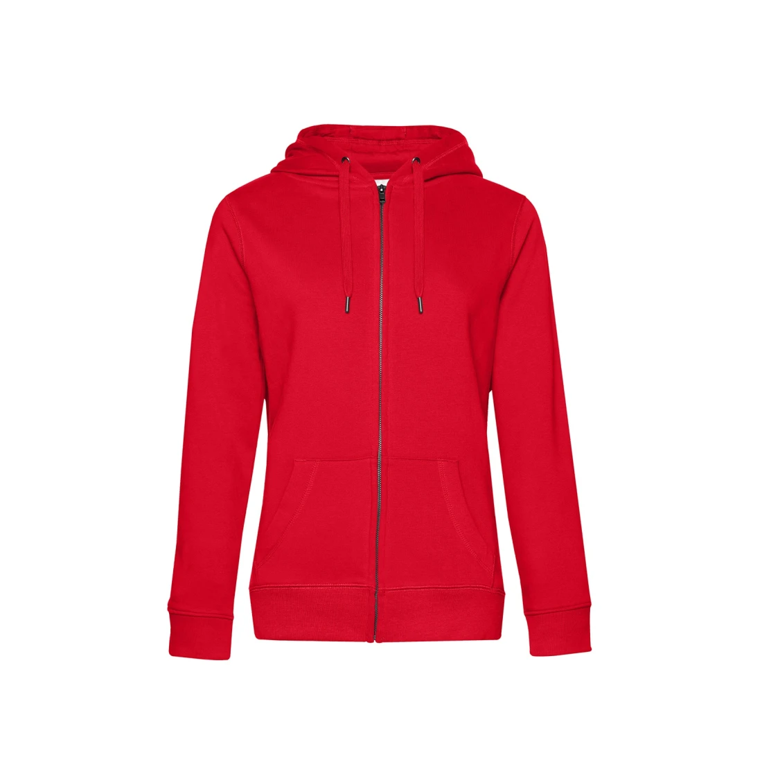 Damska bluza na zamek z kapturem Queen WW03Q Red