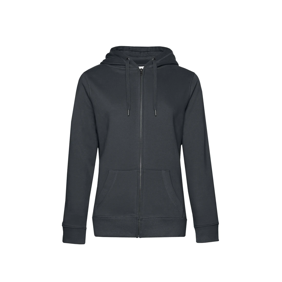 Damska bluza na zamek z kapturem Queen WW03Q Asphalt