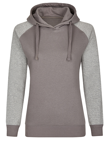 Damska bluza Ladies´ No Pocket Hoody MY621 Grey Solid/Heather Grey