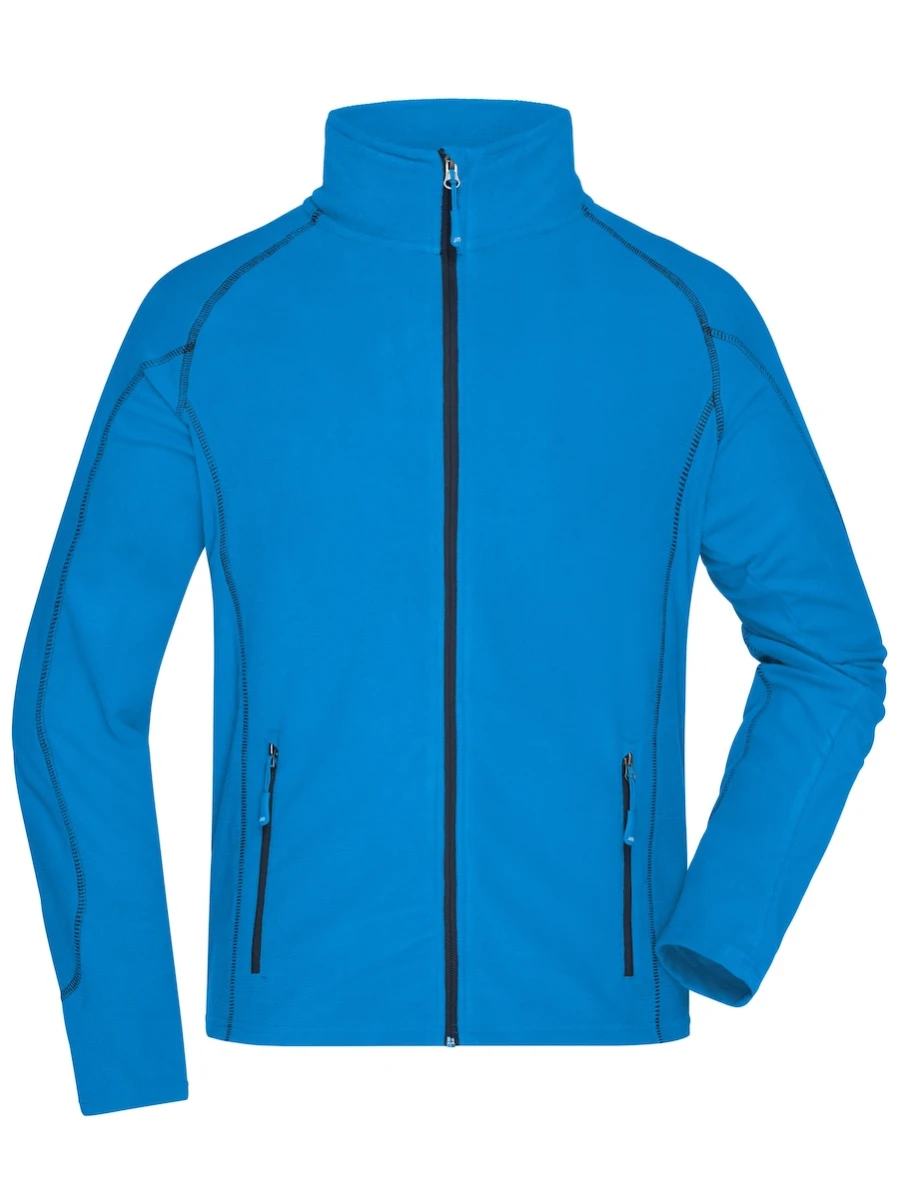 Męski polar Structure JN597 Aqua/Navy