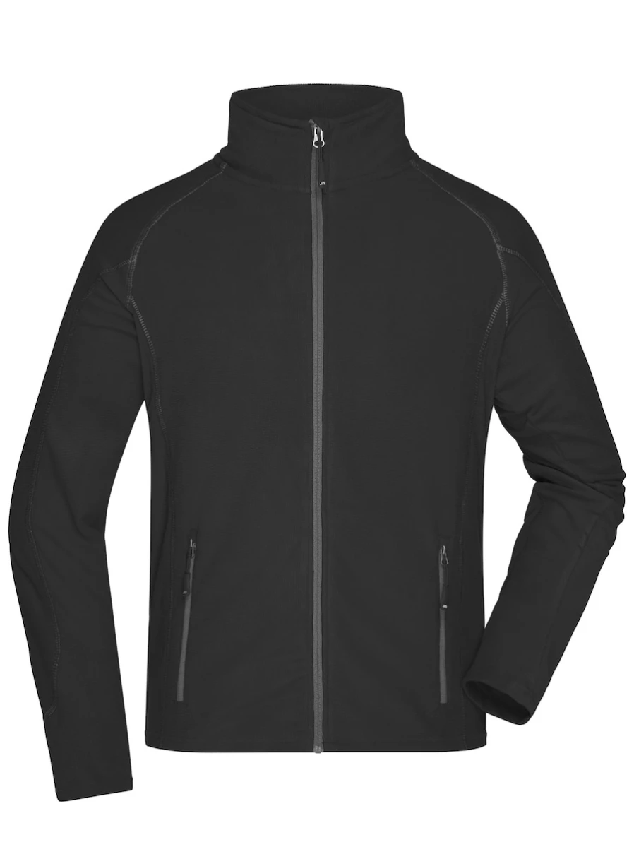Męski polar Structure JN597 Black/Carbon