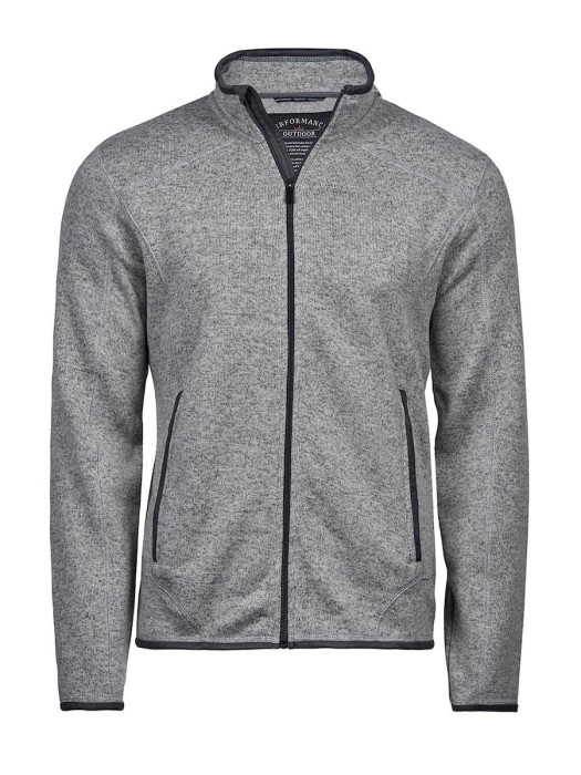 Męska Bluza Polarowa Tee Jays Outdoor 9615 Grey Melange